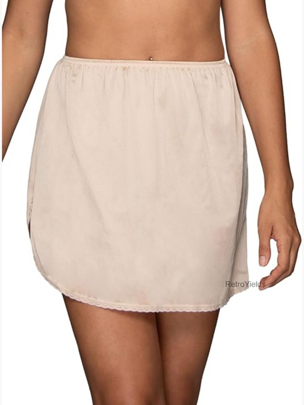 Anti-Static Nylon Half Slip for Dresses 24 Inch Waist Slip